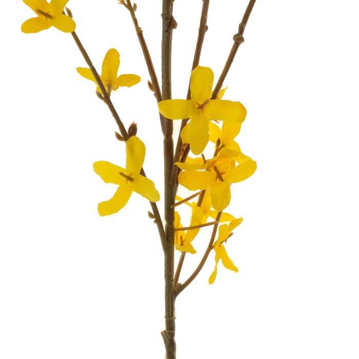 100 cm Yellow forsythia branch artificial silk flower LY15227