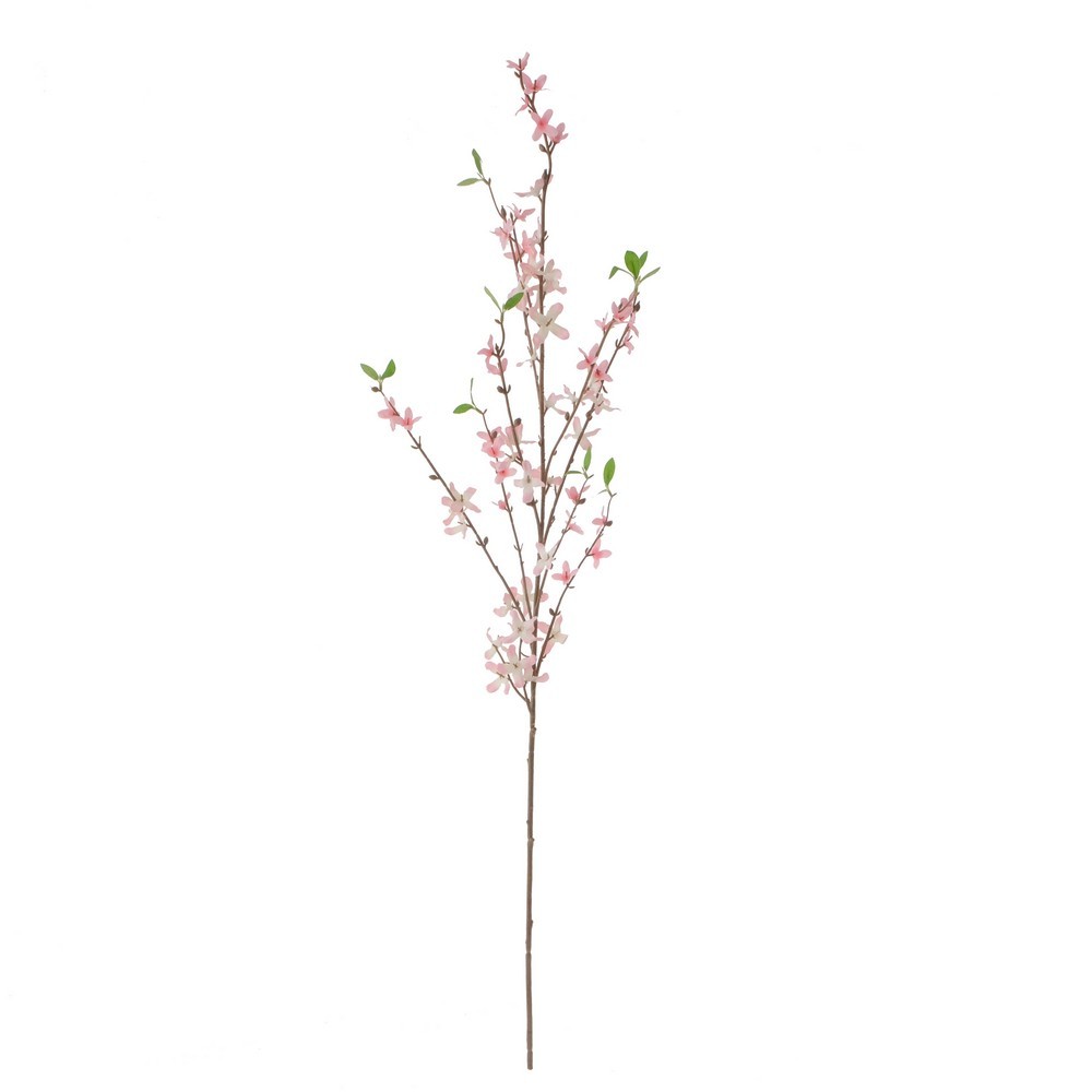 100 cm PINK forsythia branch artificial silk flower LY15227