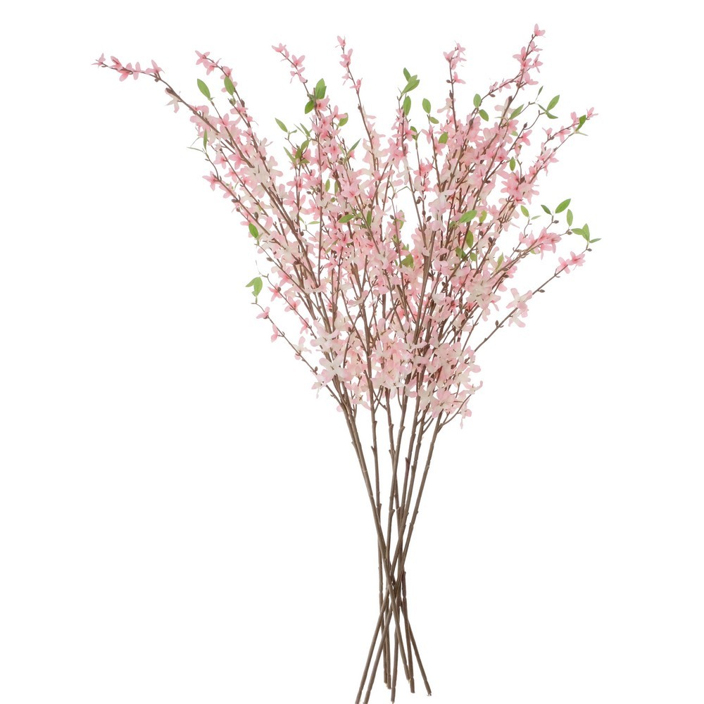 100 cm PINK forsythia branch artificial silk flower LY15227