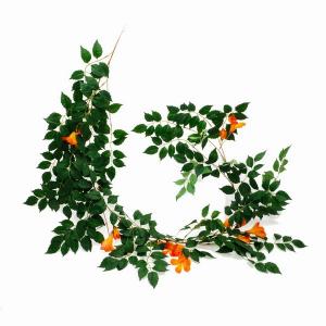 170cm Campsis grandiflora Trumpet Creeper Trumpet Vine garland