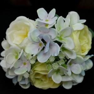 26cm rose hydrangea bouquet  *6 LY16601 