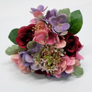 27cm Rose bud hydrangea skimmia  LY16422