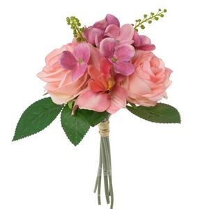 27cm Rose orchid HYD mixed bouquet LY16500