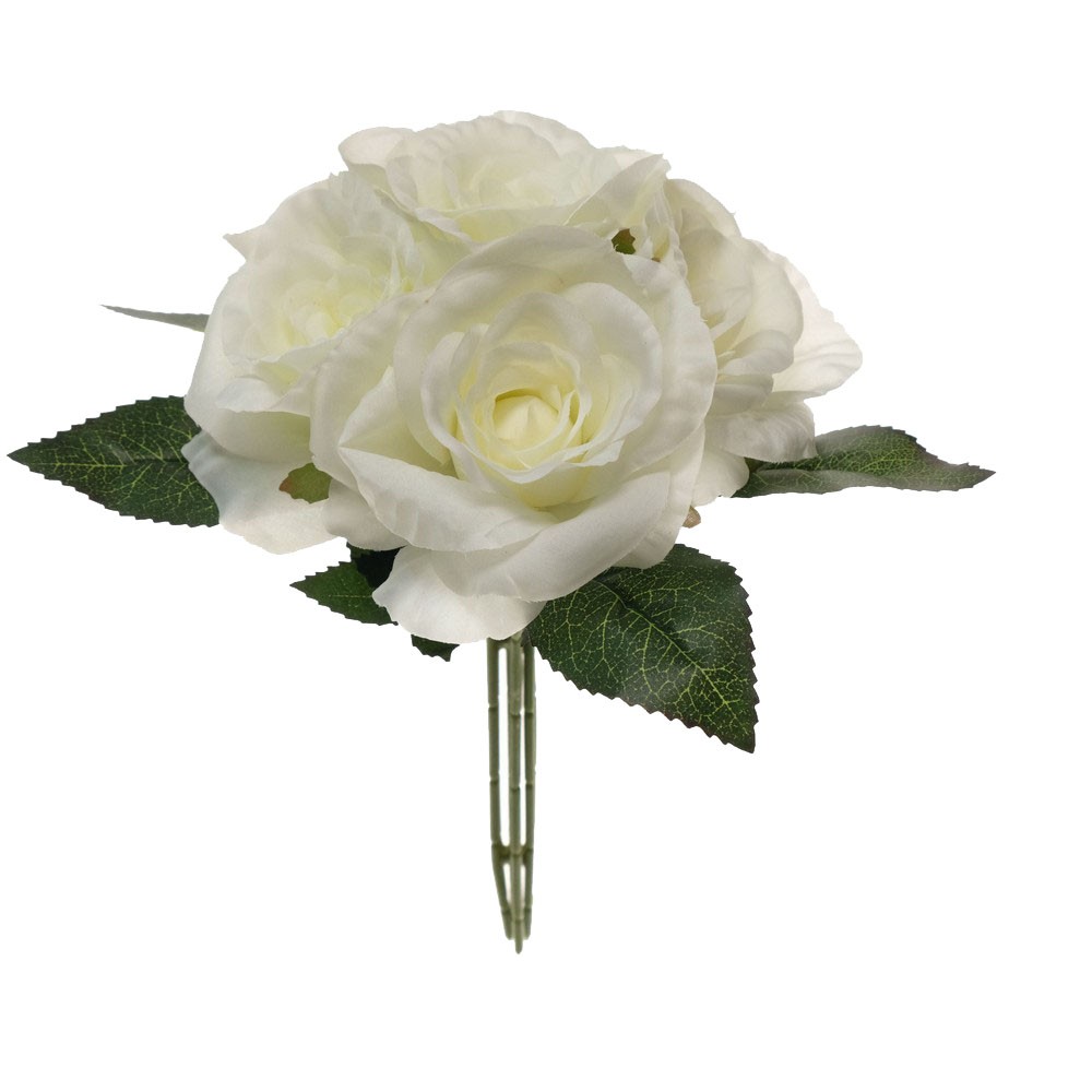 27cm rose bouquet  x6 LY16606