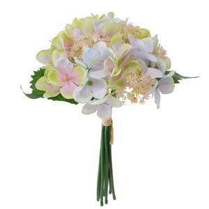 28cm mixed color hydrangea bush  LY16369A