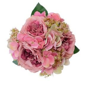 28cm rose hydrangea bouquet LY16419