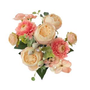 31cm rose mums mixed bush LY70127