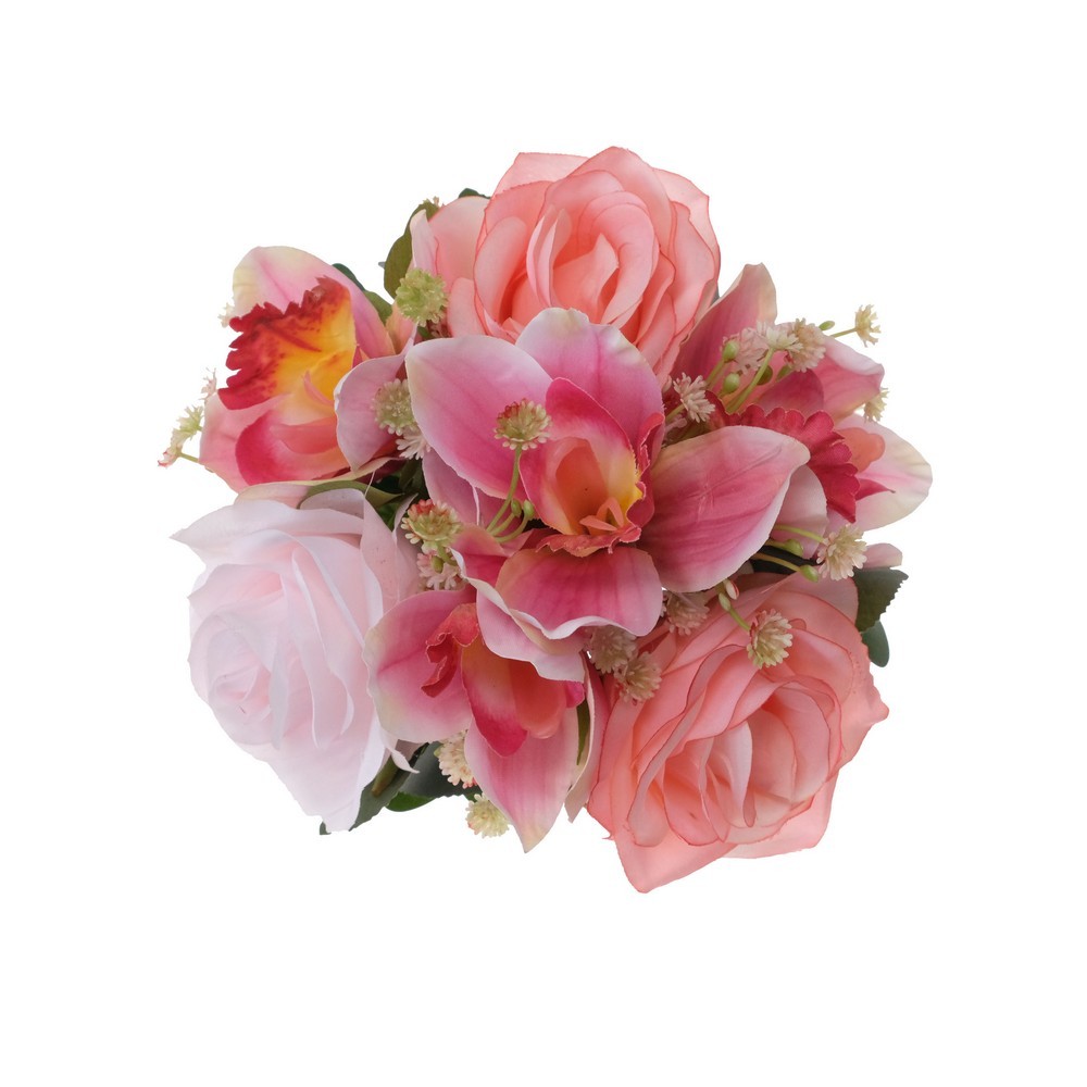 32cm rose orchid mixed bouquet LY16634