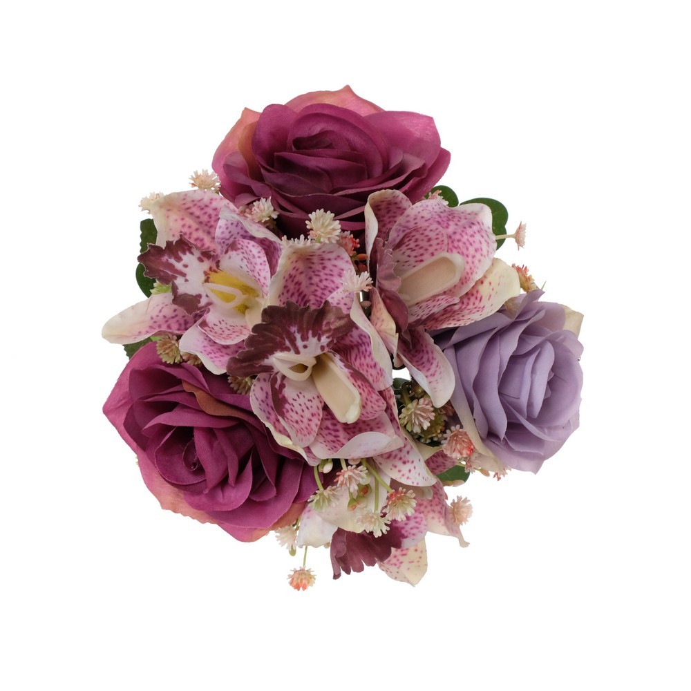 32cm rose orchid mixed bouquet LY16634