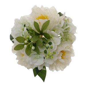 33cm Peony hydrangea    bouquet x 7 LY16599 