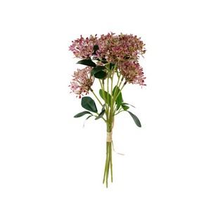 34cm plastic flower bunch x4  LY16570A