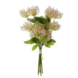 37cm platic Artificial Leucospermum bush x 6 LY16680