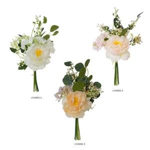 40cm peony hydrangea bush LY16682