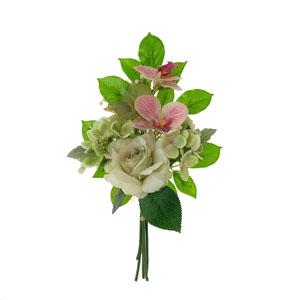 41cm rose orchid hydrangea bouquet LY16593 