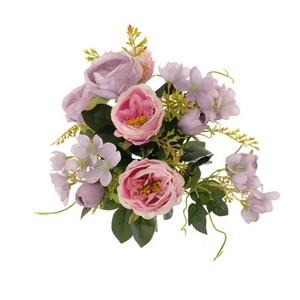 42CM Rose hydrangea bush x 9 LY16621 