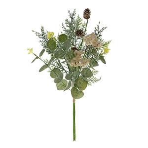 43cm berry pine eucalytus foliage frosted LY402005