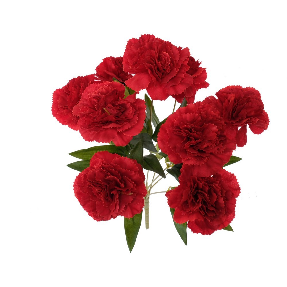 43cm carnation bush x 9 LY12470