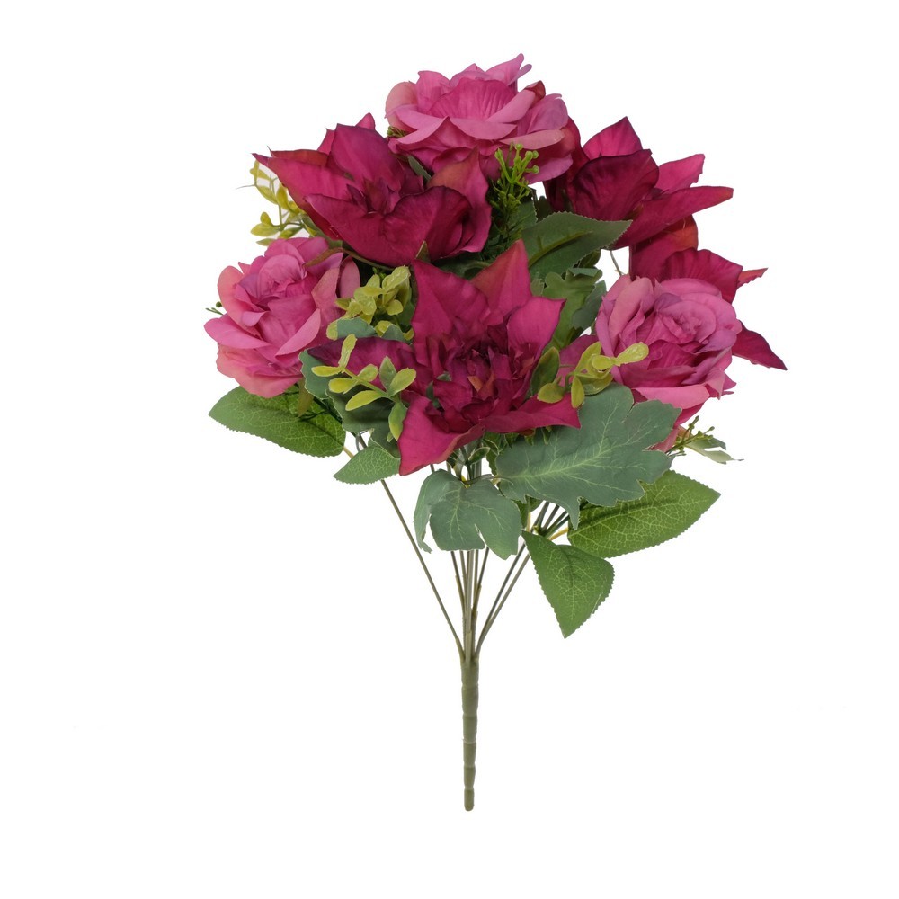 43cm rose mixed bush x9 LY14473