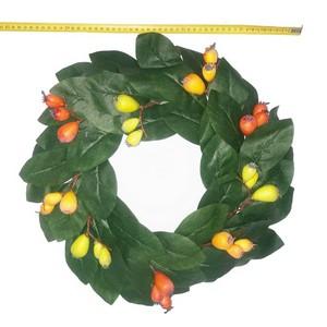 45cm leave fruit wreath LY9820017