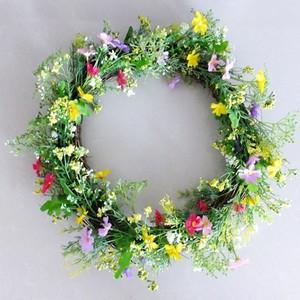 45cm wild meadow flower wreath LY602025