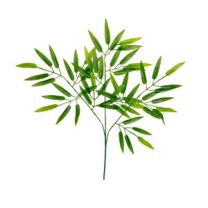 59cm bamboo leaf branch x3