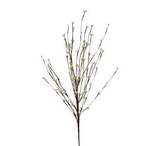 62cm white pearl berry spray LY206017