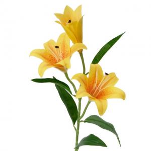 LY122305 70cm 3 heads Lily PPEVA