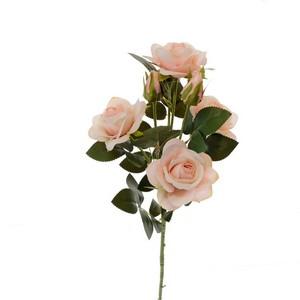 73cm rose spray 4 flors 3 buds LY69049