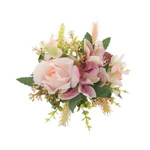 Flower wreath rose and cymbidium orchid LY16505
